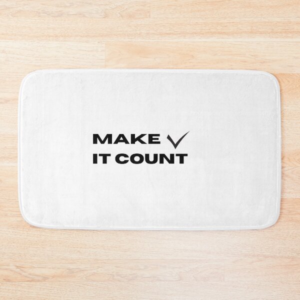 Item preview, Make It Count Inspirational Art for Purposeful Living designed and sold by IssaraStudio.