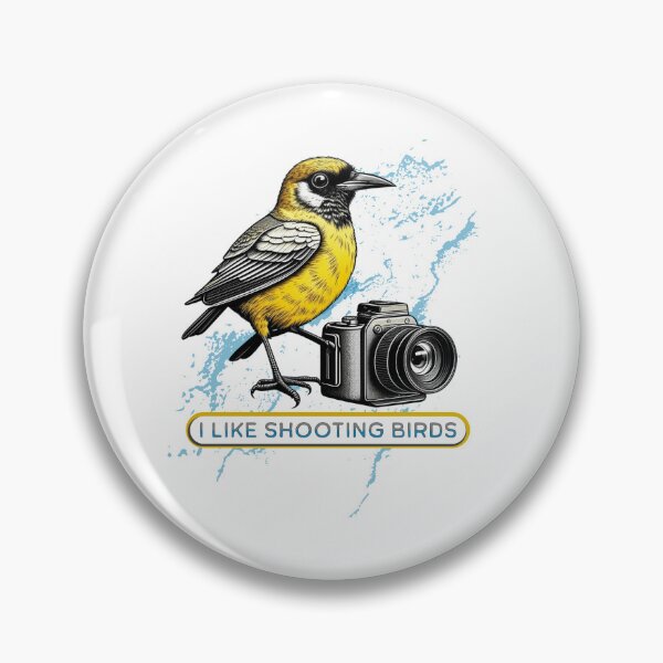 Item preview, A camera and a beautiful bird.  designed and sold by TempoTees.