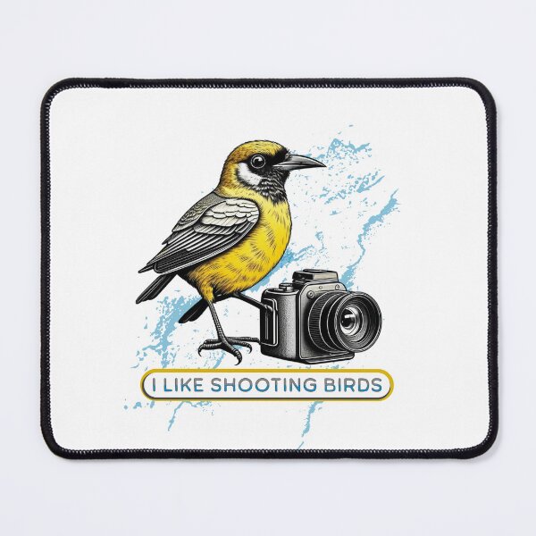 Item preview, A camera and a beautiful bird.  designed and sold by TempoTees.