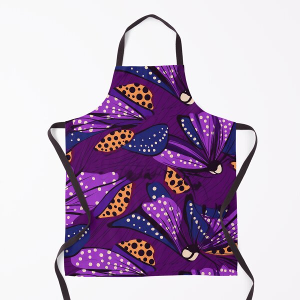 Item preview, Purple, Yellow, black, African Ankara Pattern designed and sold by SideSignal.