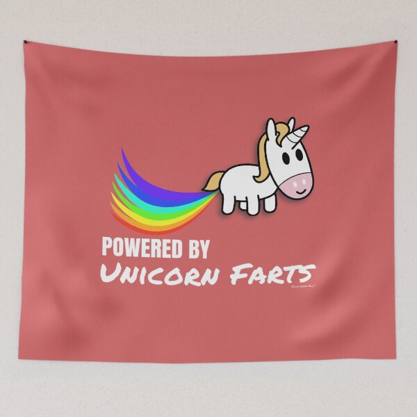 Item preview, Powered By Unicorn Farts designed and sold by CoolApparelShop.