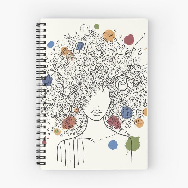 Item preview, Silent Resilience: Curly-Haired Black Beauty designed and sold by ReplyGirl.