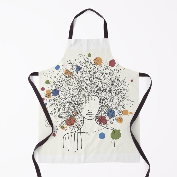 Item preview, Silent Resilience: Curly-Haired Black Beauty designed and sold by ReplyGirl.