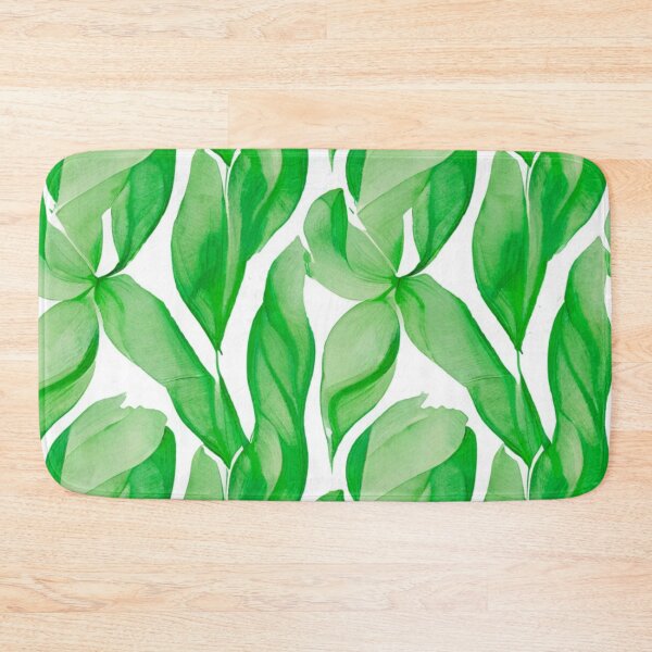 Item preview, Watercolor green leaves pattern designed and sold by jsebouvi.