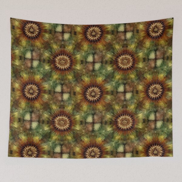 Aperçu de l'œuvre Terre tons foncés Tie Dye Pattern No1 créée et vendue par Atomura.