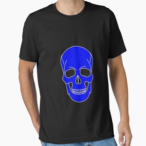 Red neon skull