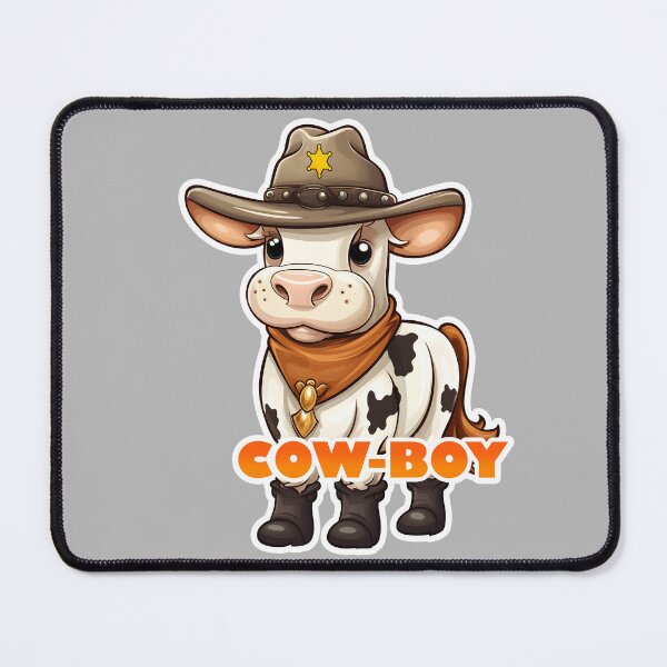 Item preview, Cow-Boy Funny Compound Word designed and sold by Artistryyyy.