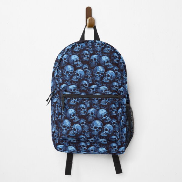 Item preview, Small Blue Skulls designed and sold by GammarayPrints.
