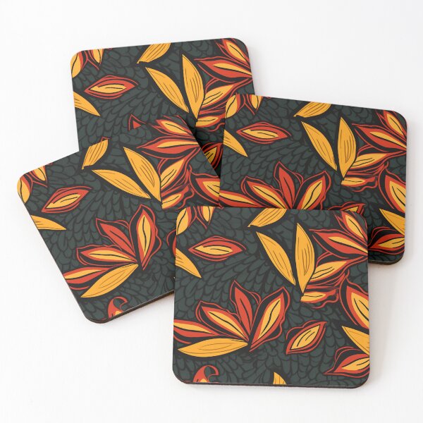 Artikelvorschau, Black, yellow, red, African Ankara Pattern entworfen und verkauft von SideSignal.
