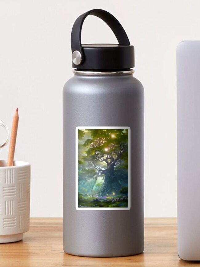 Thumbnail 1 of 3, Sticker, The King's Heart, digital art to Illustrate and illuminate Tales of Eldelórne designed and sold by KarleighBon.