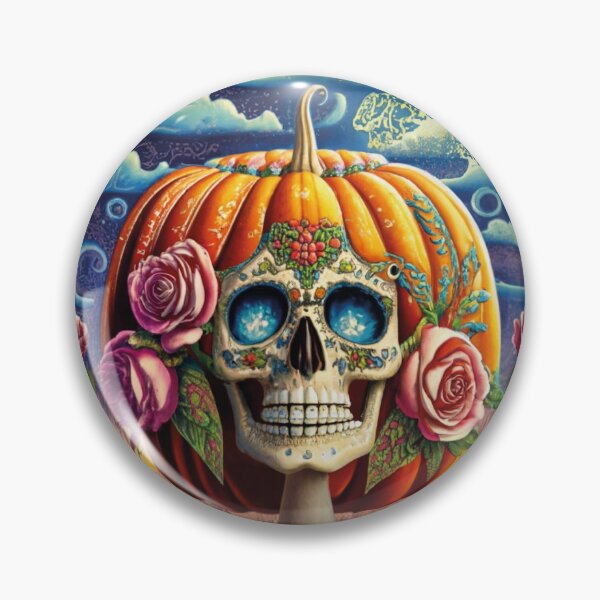 Item preview, A fantastic carved pumpkin turned into an autumn field designed and sold by LuckyFamily.