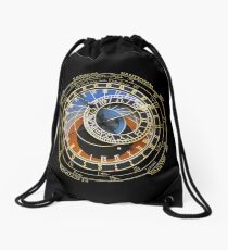 Astronomical Clock Drawstring Bag