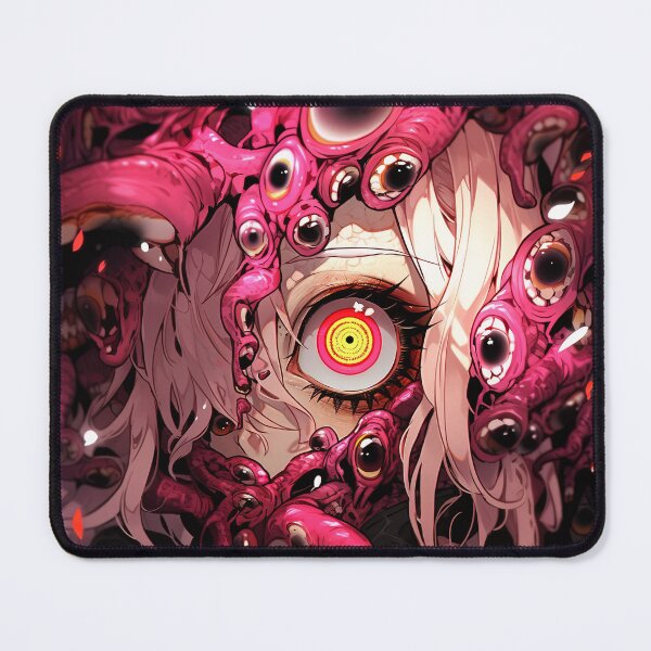 Item preview, Creepy Pink Monster Corrupting Anime Girl designed and sold by bubblegoth.
