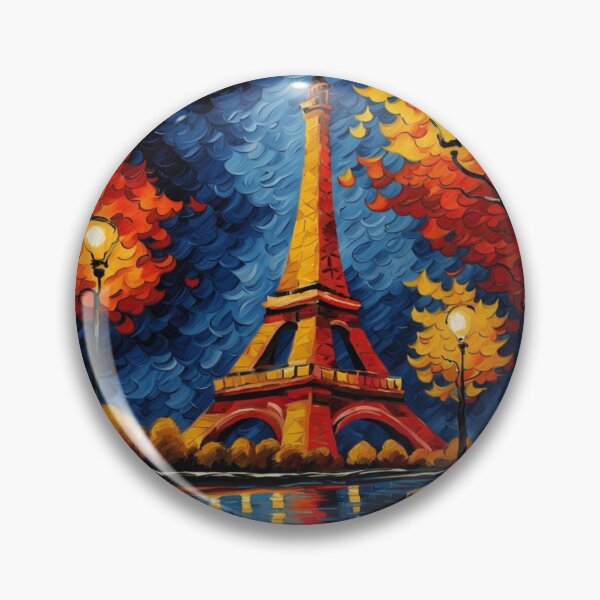 Item preview, Paris Eiffel Tower abstract oil picture designed and sold by JackFreestone.