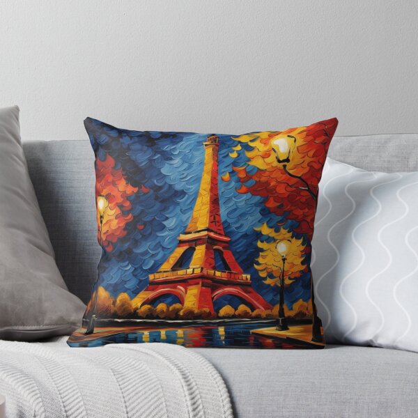Item preview, Paris Eiffel Tower abstract oil picture designed and sold by JackFreestone.