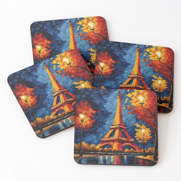 Item preview, Paris Eiffel Tower abstract oil picture designed and sold by JackFreestone.