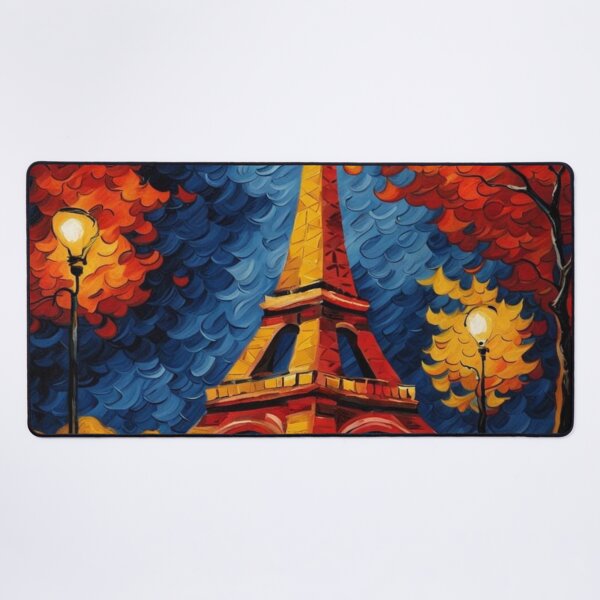 Item preview, Paris Eiffel Tower abstract oil picture designed and sold by JackFreestone.