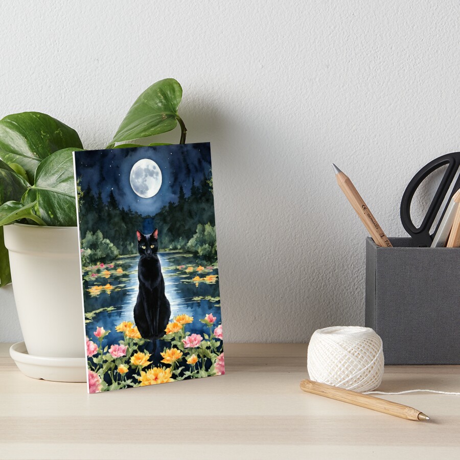 Black kitten in garden, Germany For sale as Framed Prints, Photos