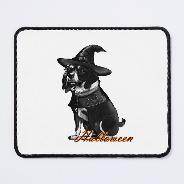 Item preview, Cute Witch Dog Halloween Hallows Eve Art designed and sold by sdartproject.