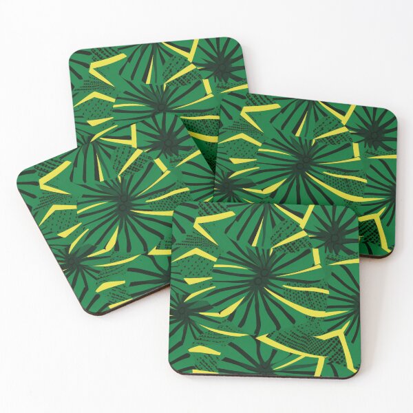 Artikelvorschau, Green, yellow, African Ankara Pattern entworfen und verkauft von SideSignal.