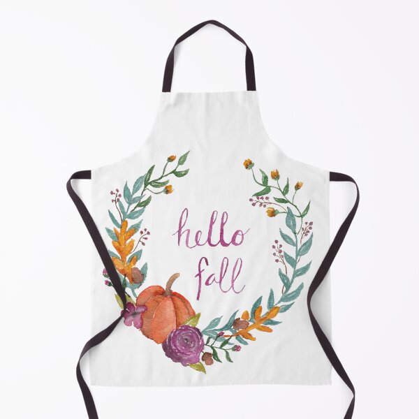 Item preview, Hola corona de otoño acuarela designed and sold by KelsImpressions.