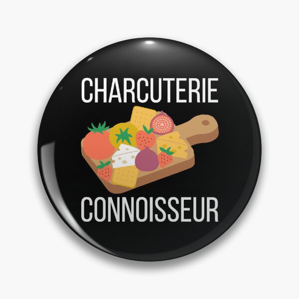 Item preview, Charcuterie connoisseur - funny food lover slogan designed and sold by kapotka.