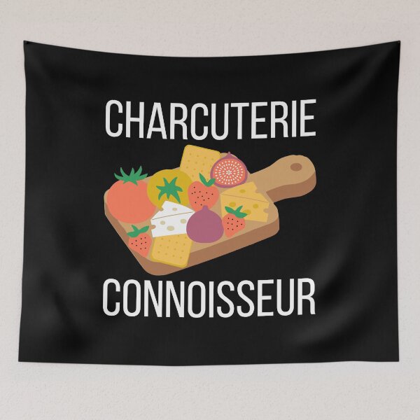 Item preview, Charcuterie connoisseur - funny food lover slogan designed and sold by kapotka.