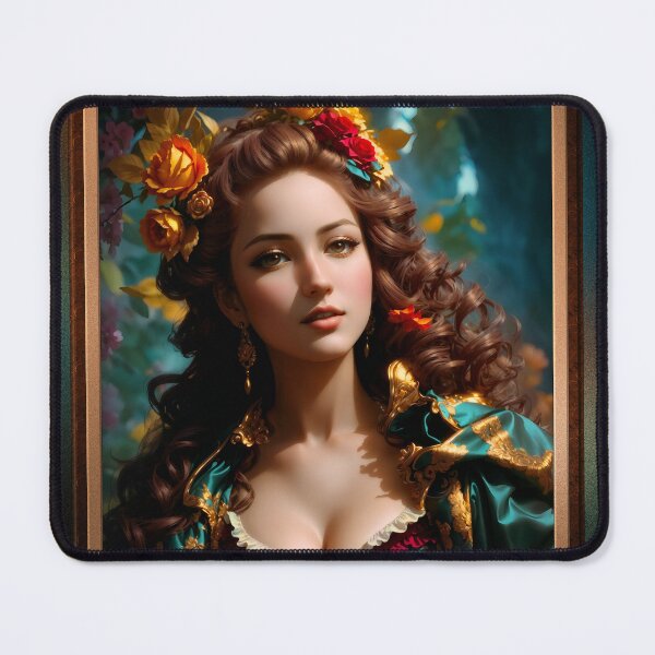Item preview, A Portrait Of The Enchanting Esmerelda AI Concept Art by Xzendor7 designed and sold by Xzendor7 Digital Art Creations.