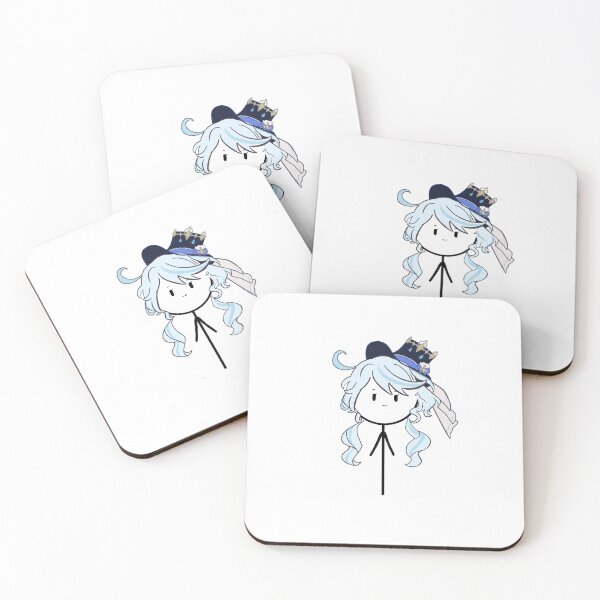 Item preview, Stickman Furina Genshin impact designed and sold by Sushiitz.