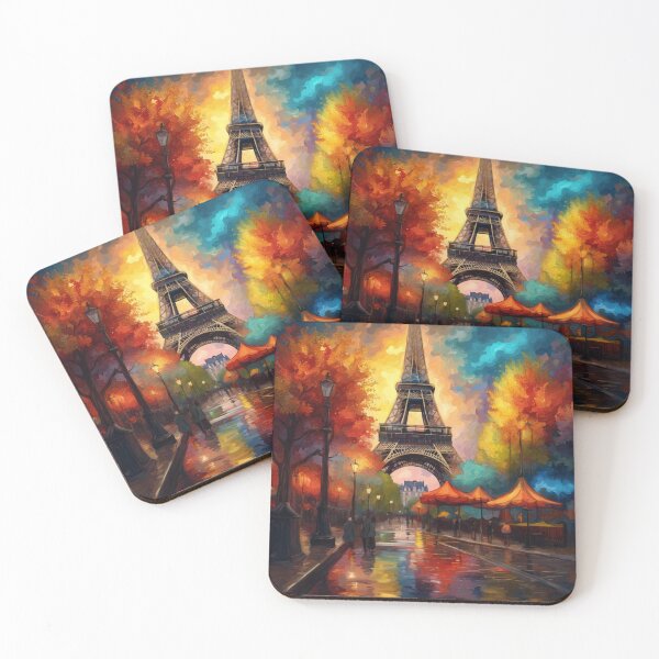 Item preview, Paris Eiffel Tower with trees designed and sold by JackFreestone.