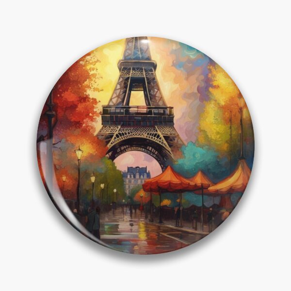Item preview, Paris Eiffel Tower with trees designed and sold by JackFreestone.