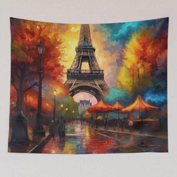 Item preview, Paris Eiffel Tower with trees designed and sold by JackFreestone.