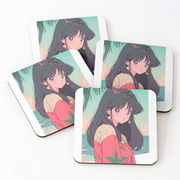 Item preview, Retro nostalgic anime girl- Retrowave designed and sold by octoboobs.
