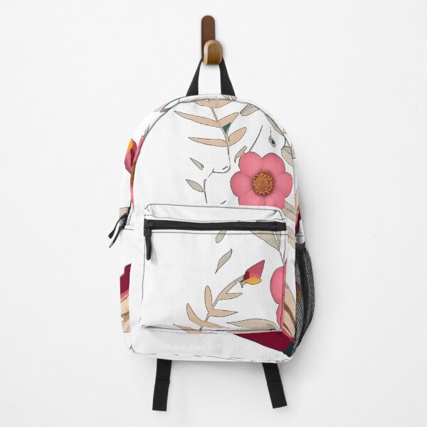 Item preview, Botanical Floral Red Book with Pink Flowers designed and sold by Urban  Charms.