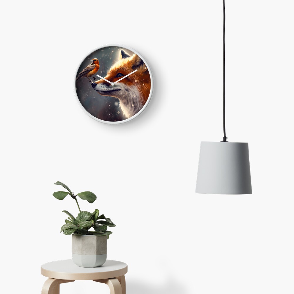 Item preview, Clock designed and sold by phatpuppyart.