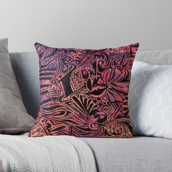 Black and outlet pink cushions