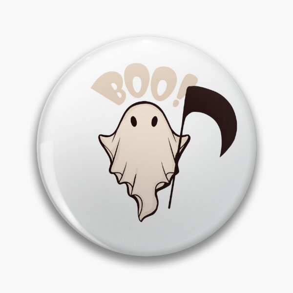 Item preview, Minimalistic Cute Cream Ghost Halloween designed and sold by Lab4YourStyle.