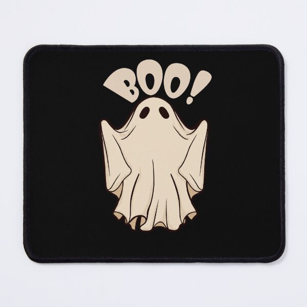 Item preview, Minimalistic Cute Cream Ghost Halloween designed and sold by Lab4YourStyle.
