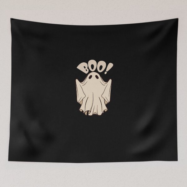 Item preview, Minimalistic Cute Cream Ghost Halloween designed and sold by Lab4YourStyle.