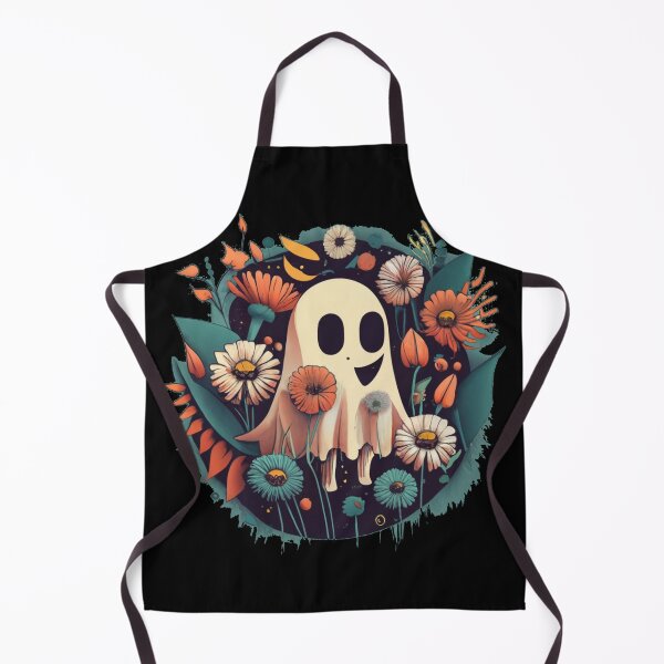 Item preview, Ghost with flowers designed and sold by TrendyPalette.