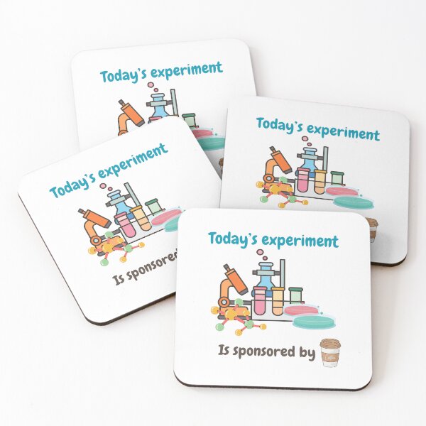 Item preview, Today's experiment is sponsored by coffee, biologist coffee lovers designed and sold by NoetherSym.