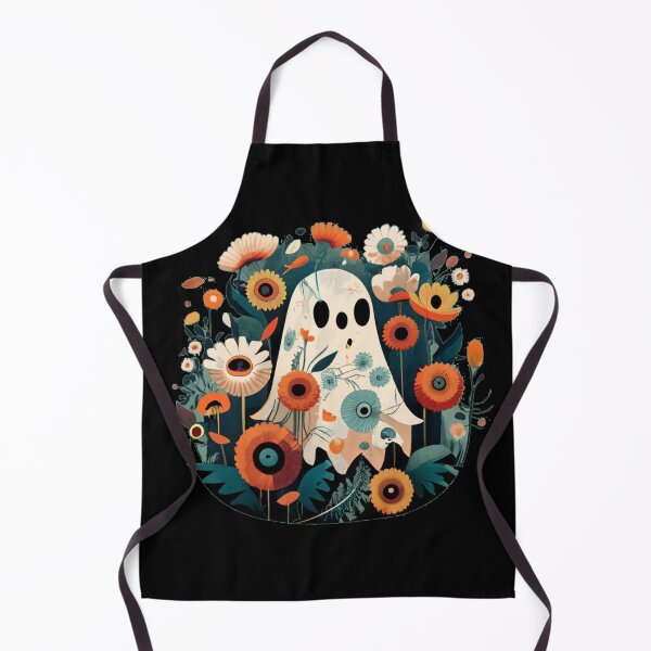 Item preview, Ghost with flowers designed and sold by TrendyPalette.