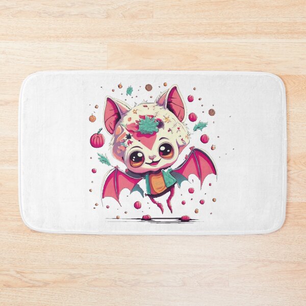 Item preview, Cute pink bat designed and sold by LuckyFamily.