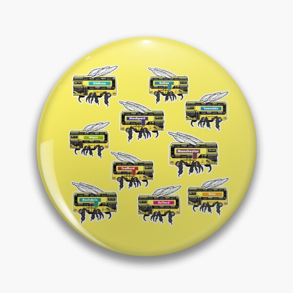 Item preview, Yellow Bee Network Buses / Bees, Transport for Greater Manchester designed and sold by jimmy-digital.