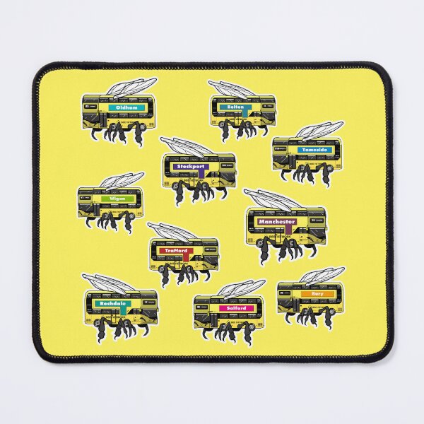 Item preview, Yellow Bee Network Buses / Bees, Transport for Greater Manchester designed and sold by jimmy-digital.