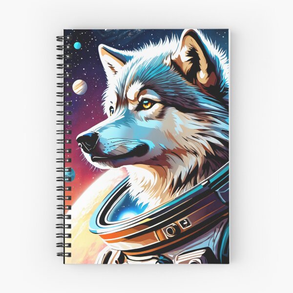 Item preview, Lobo en el espacio designed and sold by Ryzan35.