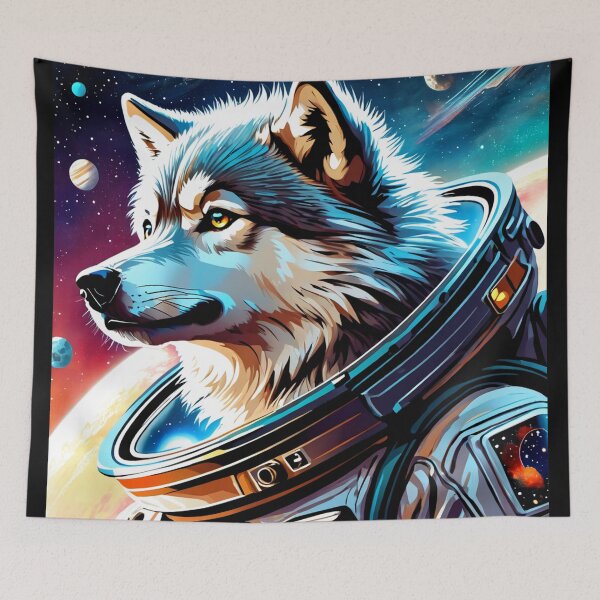 Item preview, Wolf in Space designed and sold by Ryzan35.