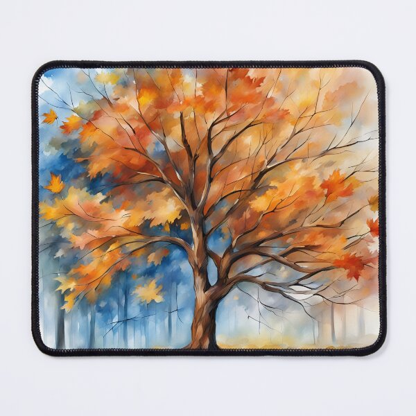 Artikelvorschau, Aquarell Herbstwald entworfen und verkauft von Molnarisa.