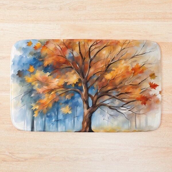 Artikelvorschau, Aquarell Herbstwald entworfen und verkauft von Molnarisa.