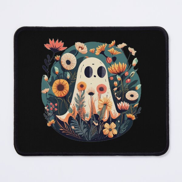 Item preview, Ghost with flowers designed and sold by TrendyPalette.